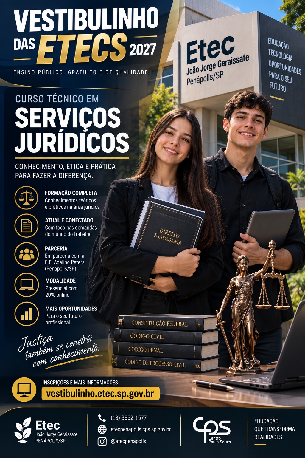 Vestibulinho Etec 2027 - Serviços Jurídicos